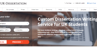 UK-Dissertation review